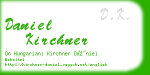 daniel kirchner business card